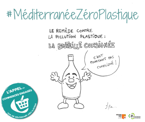 Affiches sensibilisation : les bouteilles en plastique