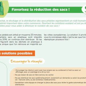 Favorisez la réduction des sacs !